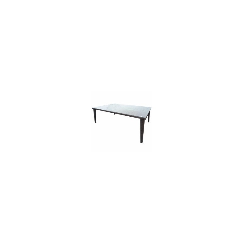 TAVOLO S-RATTAN 150x90 TABACCO VETTE 00026