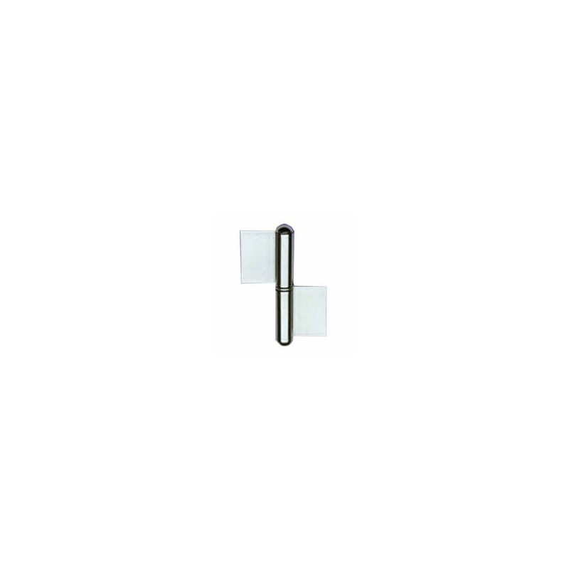 CERNIERA FICCIA 2 ALI INOX 102x 80 DX 1222 AL