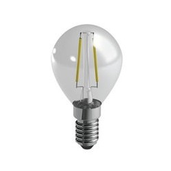 LAMPADA LED SFERA FILO 2700^K E14 watt 4,0 Lm 450